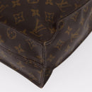 LOUIS VUITTON Monogram Sac Plat Hand Bag M51140 LV Auth bs33196-14