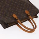 LOUIS VUITTON Monogram Sac Plat Hand Bag M51140 LV Auth bs33196-6