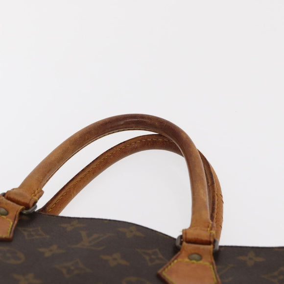 LOUIS VUITTON Monogram Sac Plat Hand Bag M51140 LV Auth bs33196