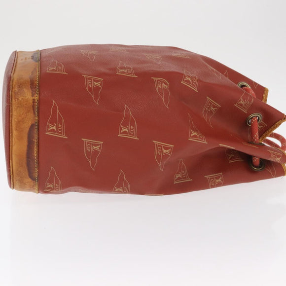 LOUIS VUITTON LV cup Saint Tropez Shoulder Bag Red M80026 LV Auth bs33198