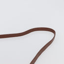 Burberrys Nova Check Hand Bag Leather 2way Brown Gold Auth bs33202-14