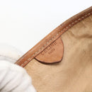 CELINE Macadam Canvas Tote Bag PVC Leather Brown Gold Auth bs33207-18