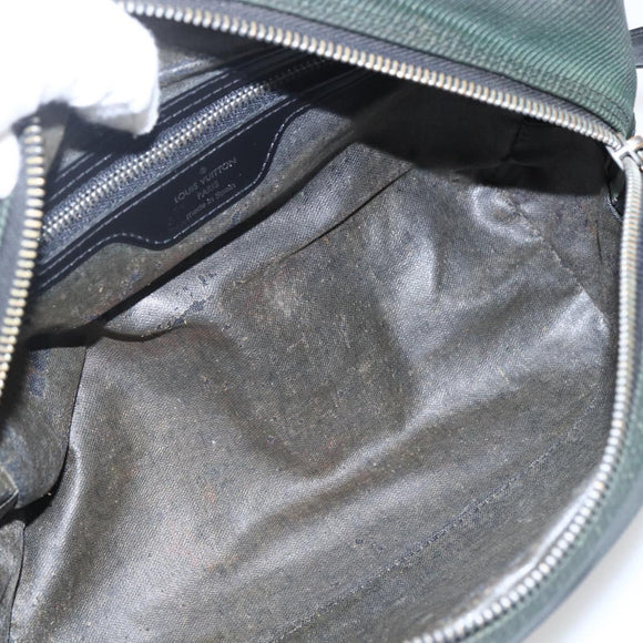 LOUIS VUITTON Taiga Parana Clutch Bag Epicea M30754 LV Auth bs33211
