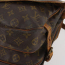 LOUIS VUITTON Monogram Saumur 30 Shoulder Bag M42256 LV Auth bs33212-11