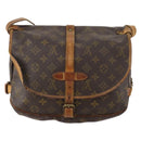 LOUIS VUITTON Monogram Saumur 30 Shoulder Bag M42256 LV Auth bs33212-3