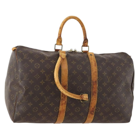 LOUIS VUITTON Monogram Keepall 45 Boston Bag M41428 LV Auth bs33215