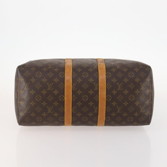 LOUIS VUITTON Monogram Keepall 45 Boston Bag M41428 LV Auth bs33215
