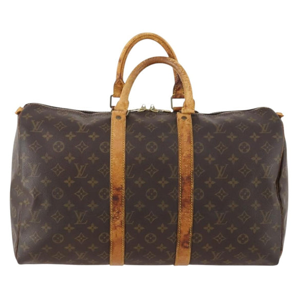 LOUIS VUITTON Monogram Keepall 45 Boston Bag M41428 LV Auth bs33215