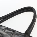 CHANEL Standard Tote Bag Patent leather Black CC Auth bs33216-10