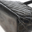 CHANEL Standard Tote Bag Patent leather Black CC Auth bs33216-15