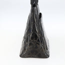 CHANEL Standard Tote Bag Patent leather Black CC Auth bs33216-5