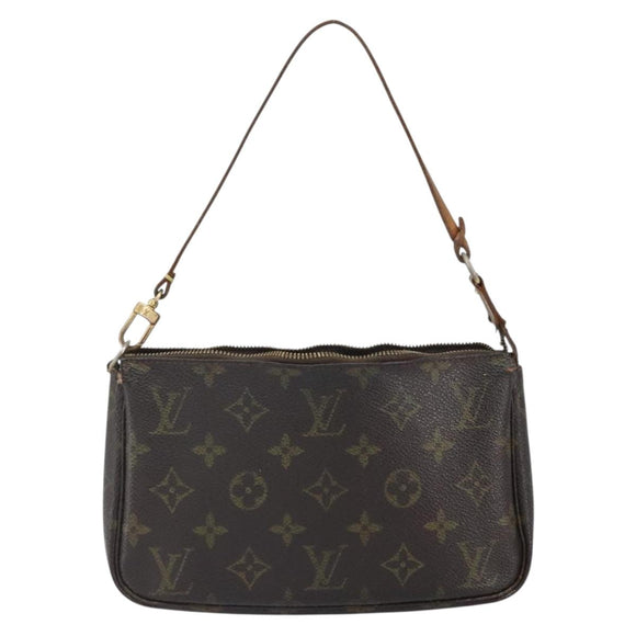 LOUIS VUITTON Monogram Pochette Accessoires Pouch M51980 LV Auth bs33220