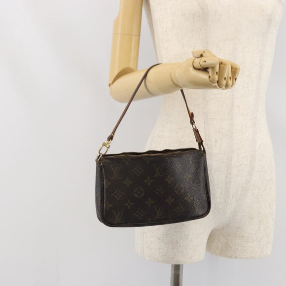 LOUIS VUITTON Monogram Pochette Accessoires Pouch M51980 LV Auth bs33220