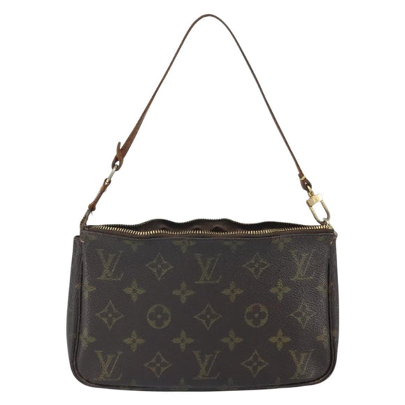 LOUIS VUITTON Monogram Pochette Accessoires Pouch M51980 LV Auth bs33220