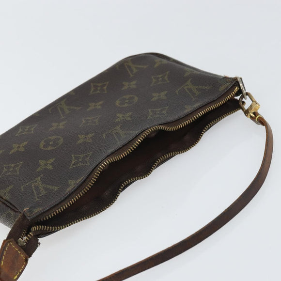 LOUIS VUITTON Monogram Pochette Accessoires Pouch M51980 LV Auth bs33220