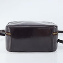 GUCCI Bamboo Hand Bag Patent leather 2way Purple Gold 000 270 0323 Auth bs33222-11