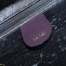 GUCCI Bamboo Hand Bag Patent leather 2way Purple Gold 000 270 0323 Auth bs33222-17