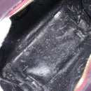 GUCCI Bamboo Hand Bag Patent leather 2way Purple Gold 000 270 0323 Auth bs33222-18