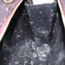 GUCCI Bamboo Hand Bag Patent leather 2way Purple Gold 000 270 0323 Auth bs33222-19