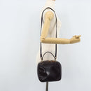 GUCCI Bamboo Hand Bag Patent leather 2way Purple Gold 000 270 0323 Auth bs33222-24