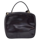 GUCCI Bamboo Hand Bag Patent leather 2way Purple Gold 000 270 0323 Auth bs33222-3