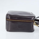 GUCCI Bamboo Hand Bag Patent leather 2way Purple Gold 000 270 0323 Auth bs33222-4
