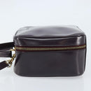 GUCCI Bamboo Hand Bag Patent leather 2way Purple Gold 000 270 0323 Auth bs33222-5