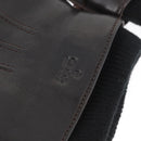 GUCCI Gloves Leather Black Auth bs33223-6