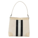 GUCCI Shoulder Bag Canvas White Gold 001 4231 Auth bs33225-13