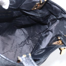 Salvatore Ferragamo Tote Bag Canvas Black Gold Auth bs33228-16