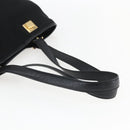 Salvatore Ferragamo Tote Bag Canvas Black Gold Auth bs33228-7