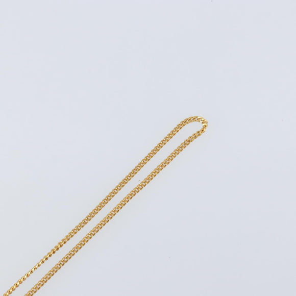 LOEWE Necklace metal Gold Auth bs33232
