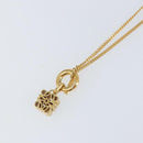 LOEWE Necklace metal Gold Auth bs33232-3