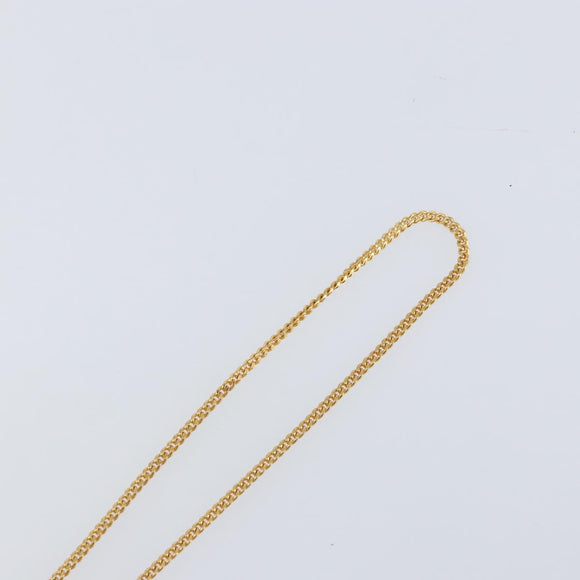 LOEWE Necklace metal Gold Auth bs33232