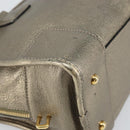 LOEWE Amazonas Hand Bag Leather Gold Tone Auth bs33234-14