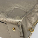 LOEWE Amazonas Hand Bag Leather Gold Tone Auth bs33234-15