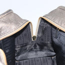 LOEWE Amazonas Hand Bag Leather Gold Tone Auth bs33234-21