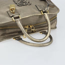 LOEWE Amazonas Hand Bag Leather Gold Tone Auth bs33234-7