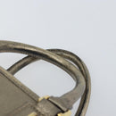 LOEWE Amazonas Hand Bag Leather Gold Tone Auth bs33234-8