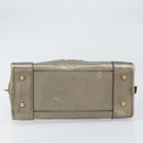 LOEWE Amazonas Hand Bag Leather Gold Tone Auth bs33234-5