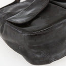PRADA Hand Bag Leather Brown Silver Auth bs33238-14