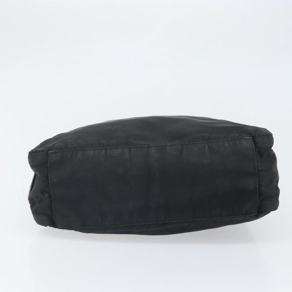 PRADA Tragetasche Nylon Schwarz Silber Auth bs33240