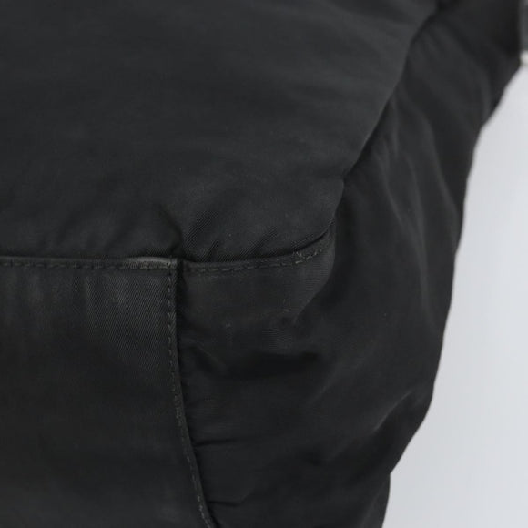 PRADA Tragetasche Nylon Schwarz Silber Auth bs33240