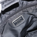 PRADA Tragetasche Nylon Schwarz Silber Auth bs33240-19