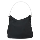 PRADA Tragetasche Nylon Schwarz Silber Auth bs33240-13