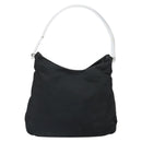 PRADA Tragetasche Nylon Schwarz Silber Auth bs33240-2