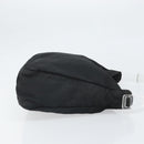 PRADA Tragetasche Nylon Schwarz Silber Auth bs33240-3