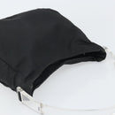 PRADA Tragetasche Nylon Schwarz Silber Auth bs33240-6