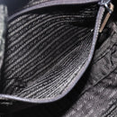 PRADA Umhängetasche Nylon Khaki Silber Auth bs33243-23
