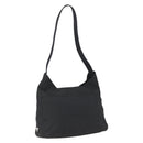 PRADA Tote Bag Nylon Black Silver Auth bs33244-1